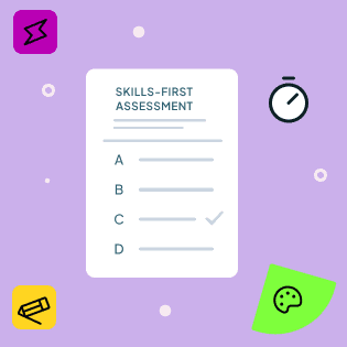 Skills-first assessment illustration